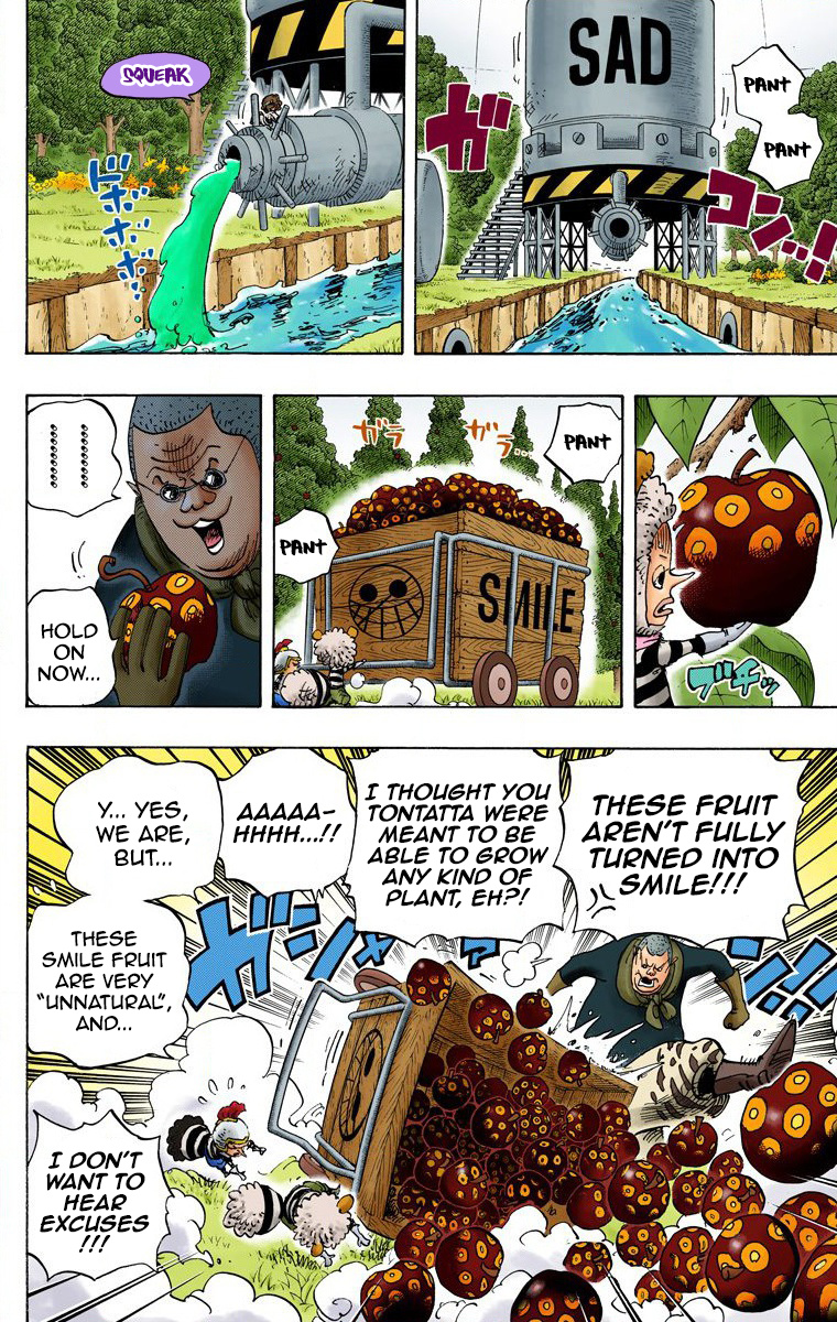 One Piece - Digital Colored Comics - Vol.74 Chapter 738: Trebol Army Special Officer Sugar