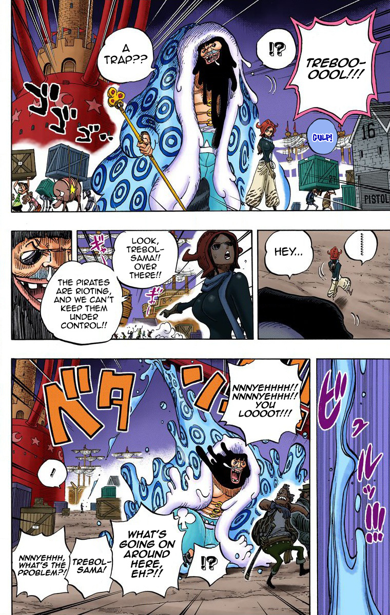 One Piece - Digital Colored Comics - Vol.74 Chapter 738: Trebol Army Special Officer Sugar