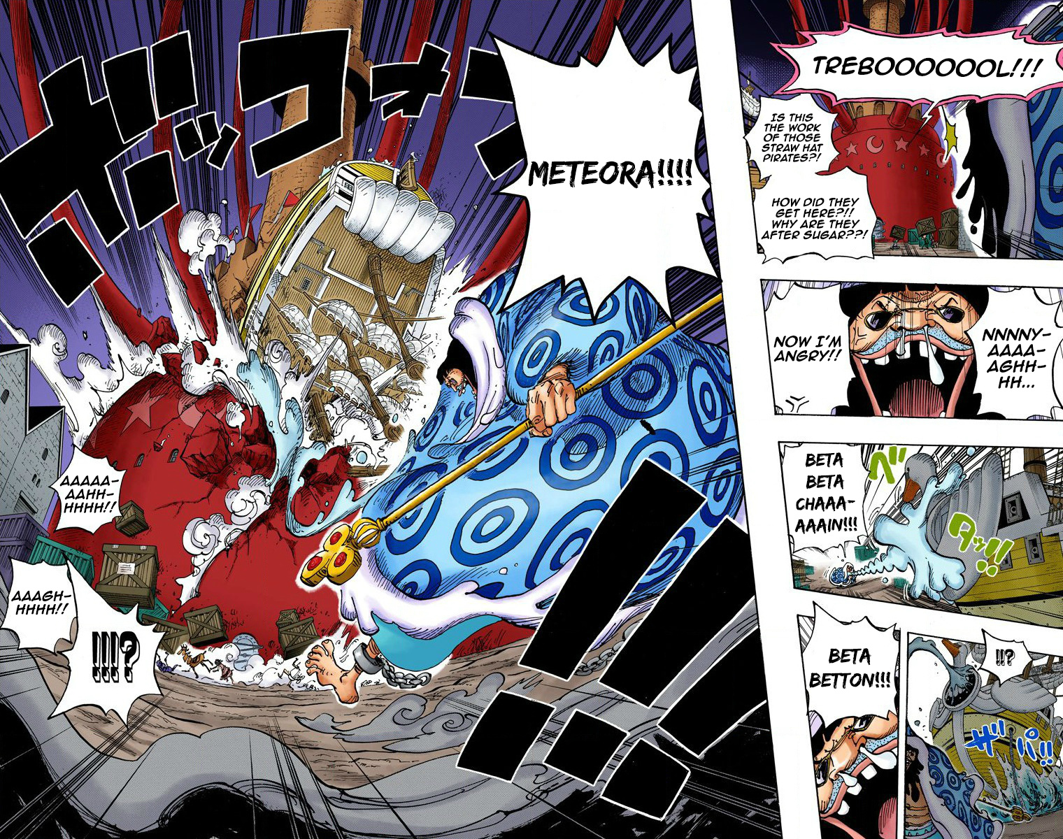 One Piece - Digital Colored Comics - Vol.74 Chapter 738: Trebol Army Special Officer Sugar