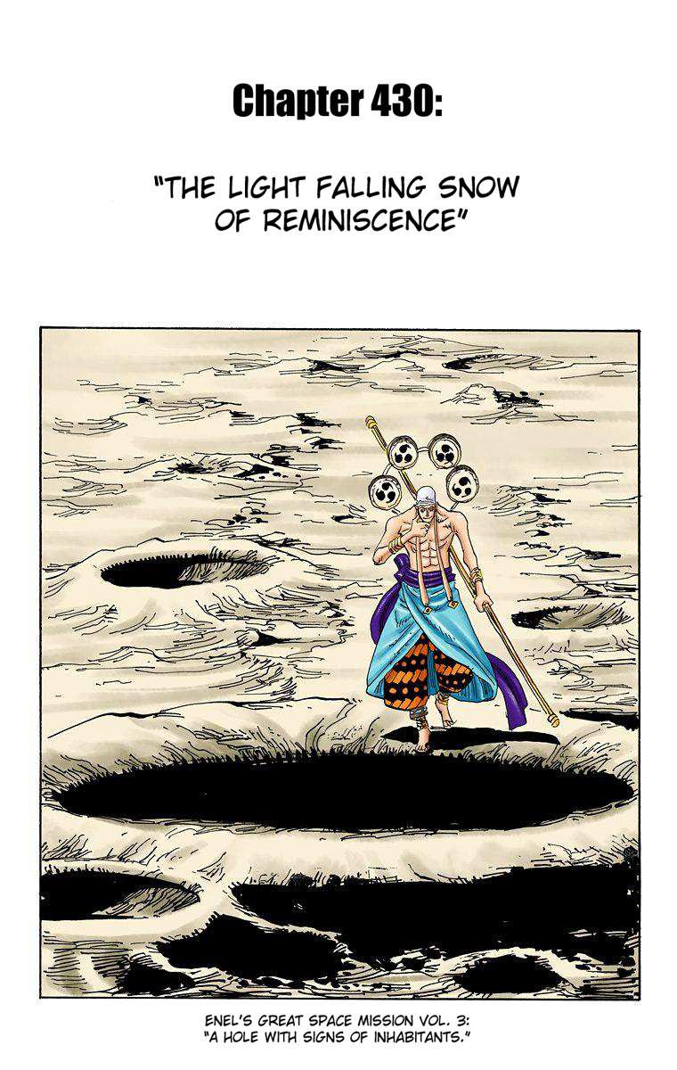 One Piece - Digital Colored Comics - Vol.44 Chapter 430: The Light Falling Snow Of Reminiscence