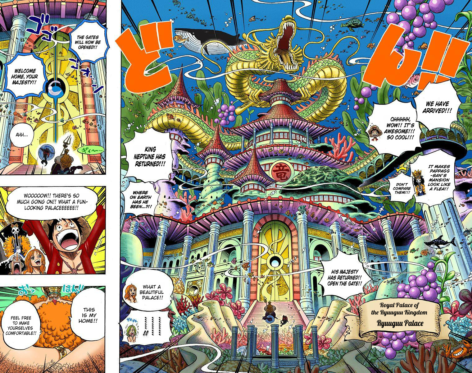 One Piece - Digital Colored Comics - Vol.62 Chapter 612: Led By The Shark They Saved