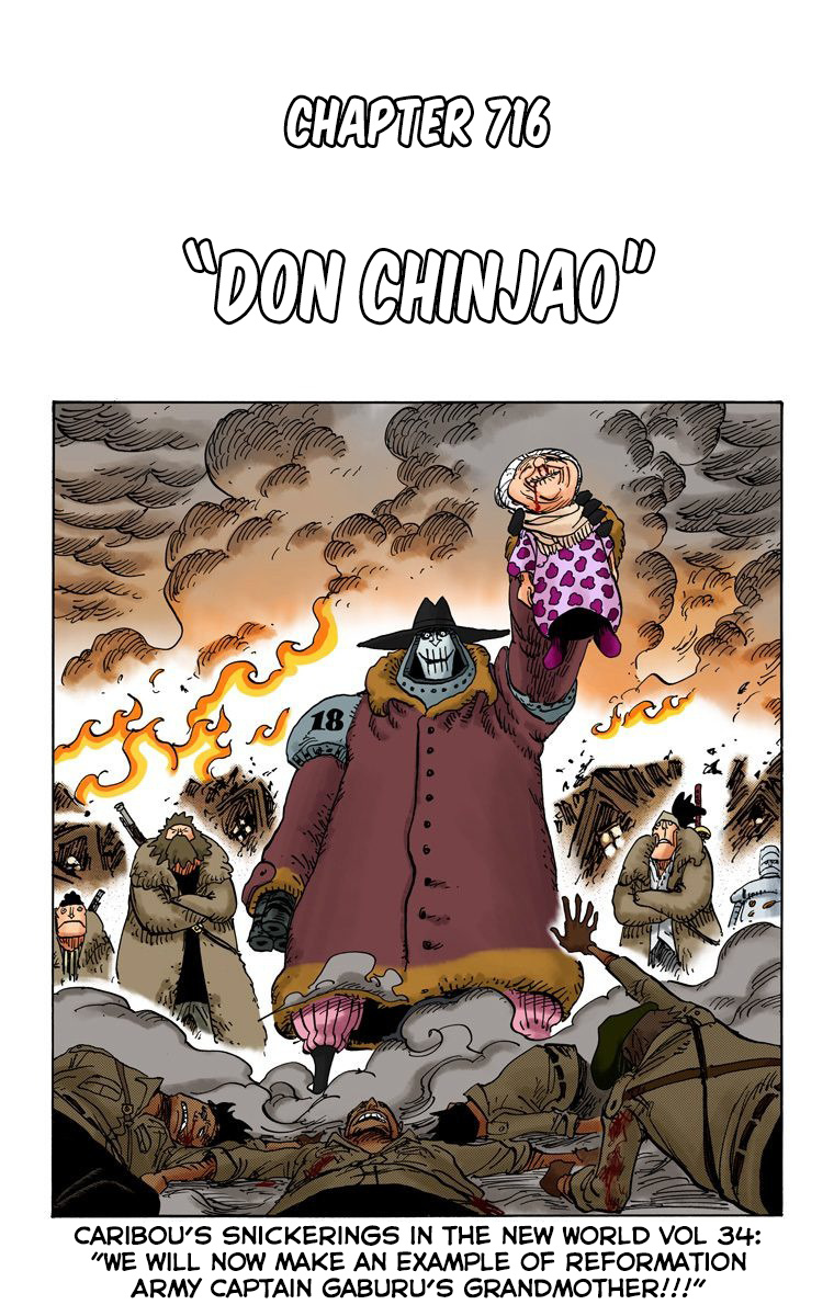 One Piece - Digital Colored Comics - Vol.72 Chapter 716: Don Chinjao