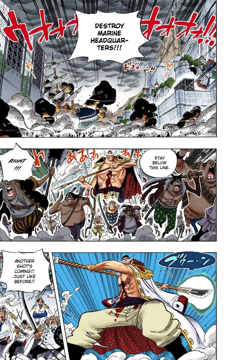 One Piece - Digital Colored Comics - Vol.58 Chapter 567: Marineford Marine Hq, Orisu Plaza