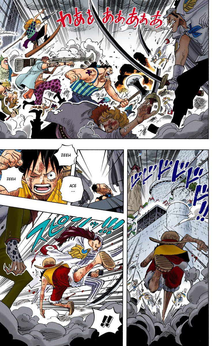 One Piece - Digital Colored Comics - Vol.58 Chapter 567: Marineford Marine Hq, Orisu Plaza