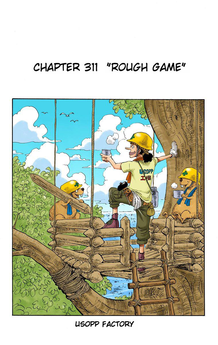 One Piece - Digital Colored Comics - Vol.33 Chapter 311: Rough Game