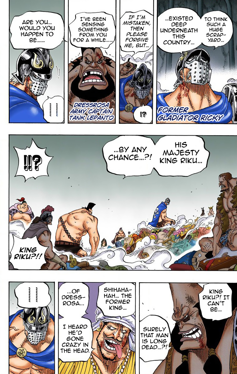 One Piece - Digital Colored Comics - Vol.73 Chapter 726: The Riku Family