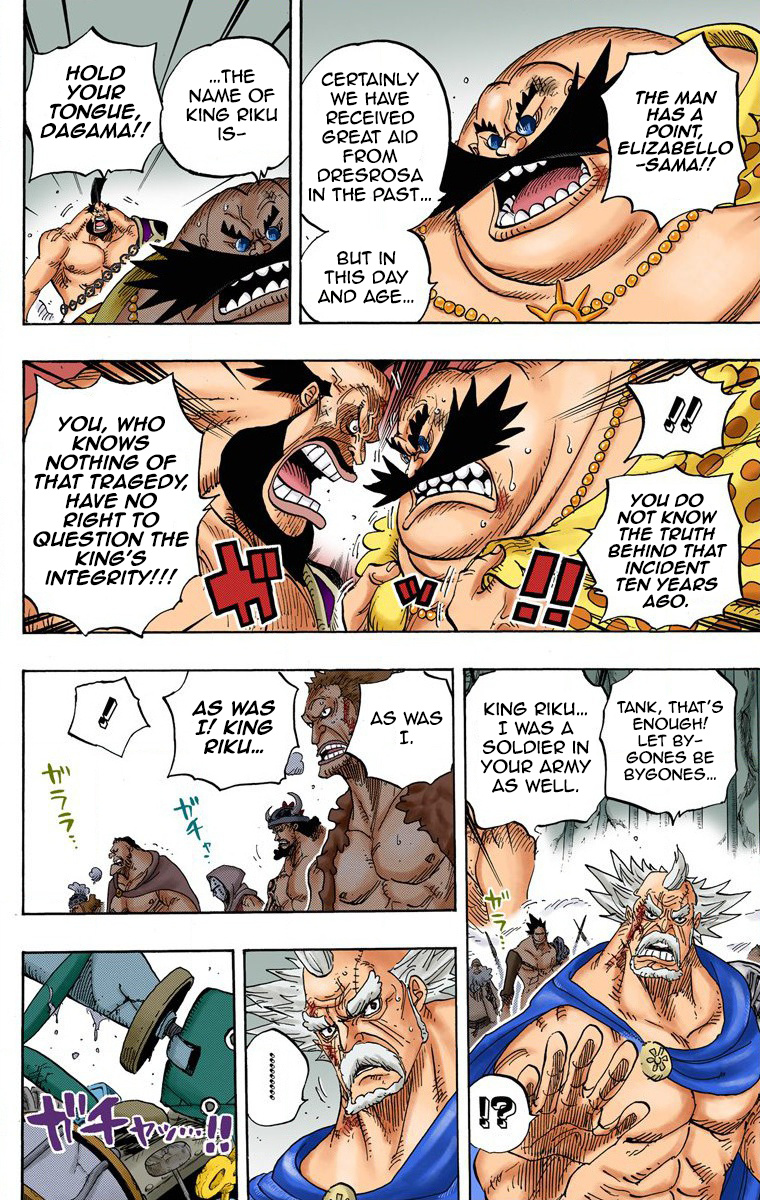 One Piece - Digital Colored Comics - Vol.73 Chapter 726: The Riku Family