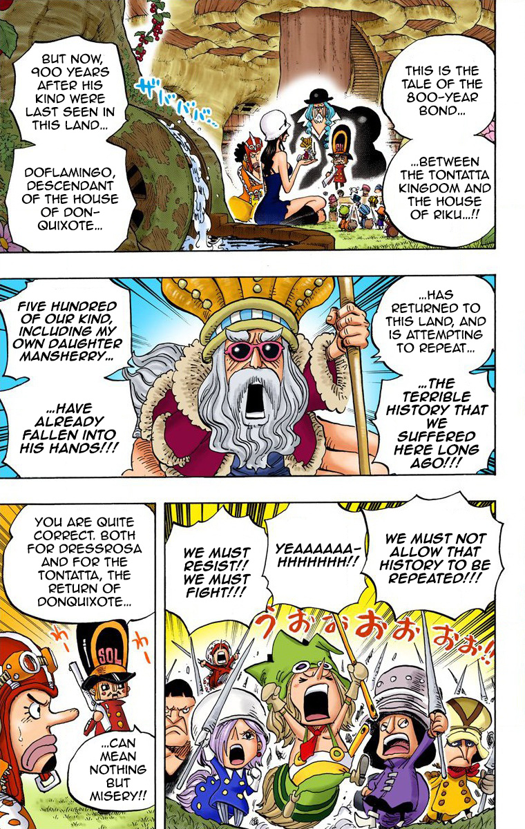 One Piece - Digital Colored Comics - Vol.73 Chapter 726: The Riku Family