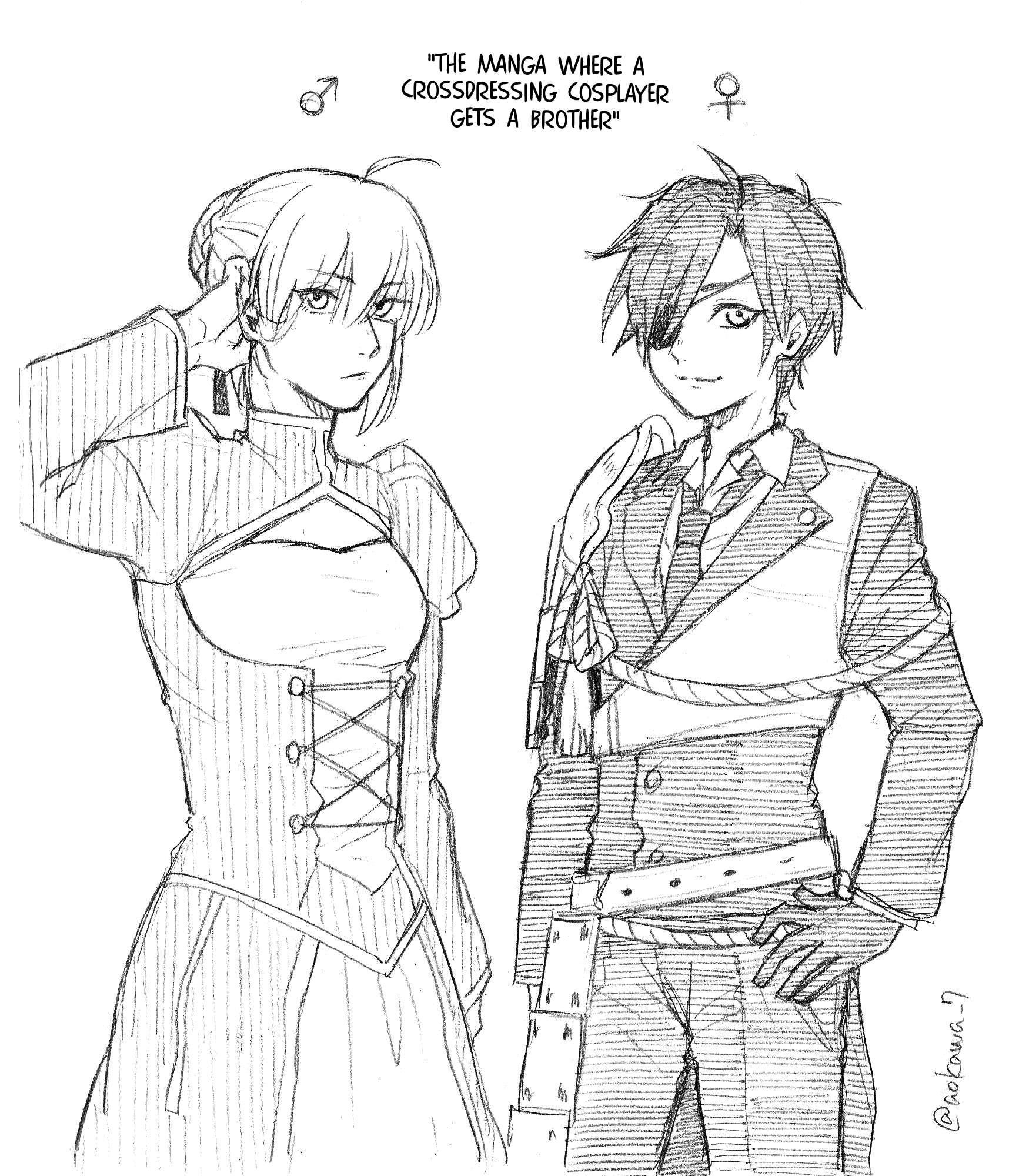 The Manga Where A Crossdressing Cosplayer Gets A Brother - Chapter 2.1: Part 4