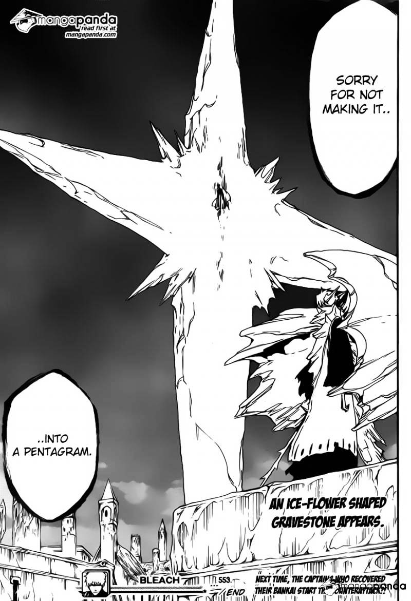 Bleach - Chapter 553 : Frozen Cross