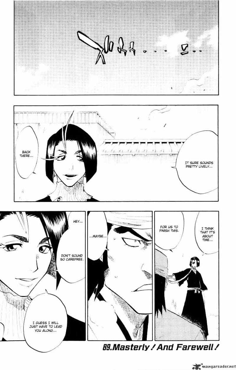 Bleach - Chapter 89 : Masterly And Farewell