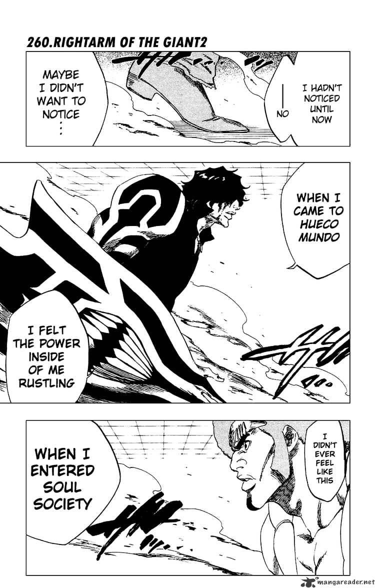 Bleach - Chapter 260 : Right Arm Of The Giant2