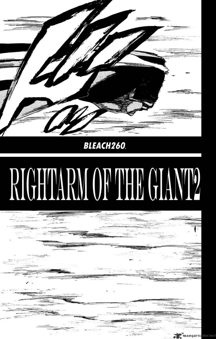 Bleach - Chapter 260 : Right Arm Of The Giant2