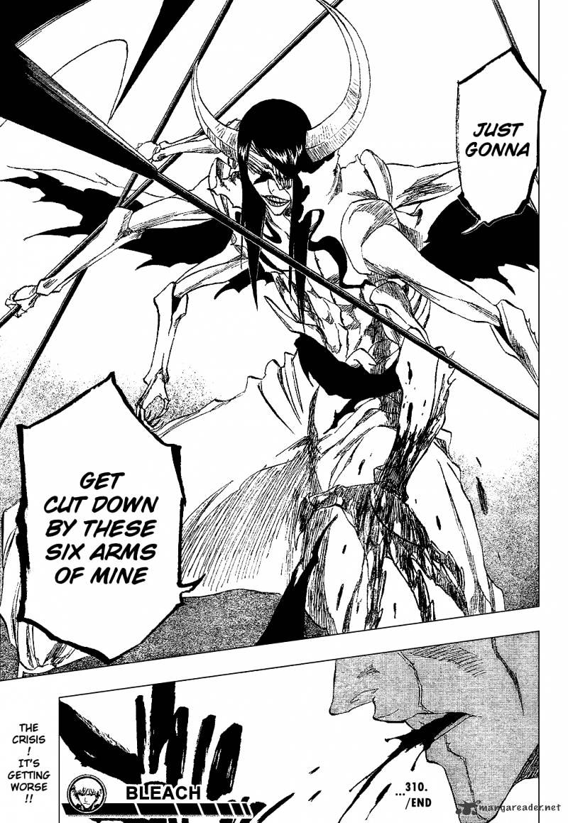 Bleach - Chapter 310 : Four Arms To Killing You