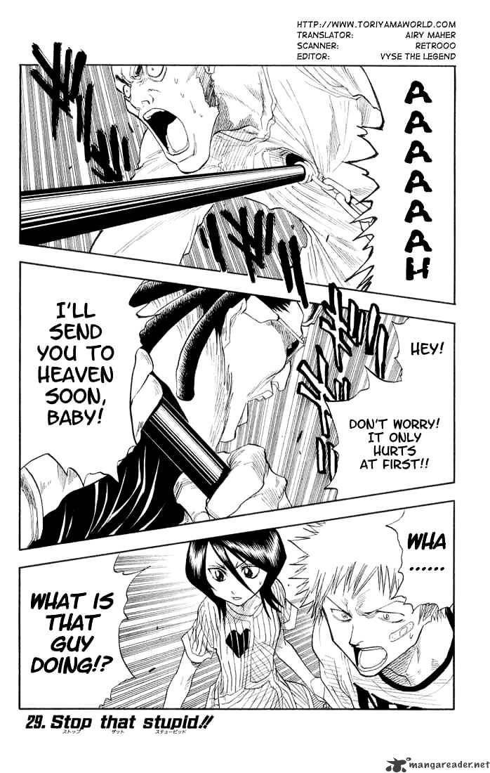 Bleach - Chapter 29 : Stop That Stupid