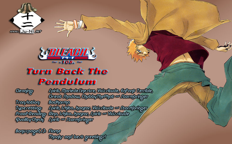 Bleach - Chapter 315.01: Turn Back The Pendulum