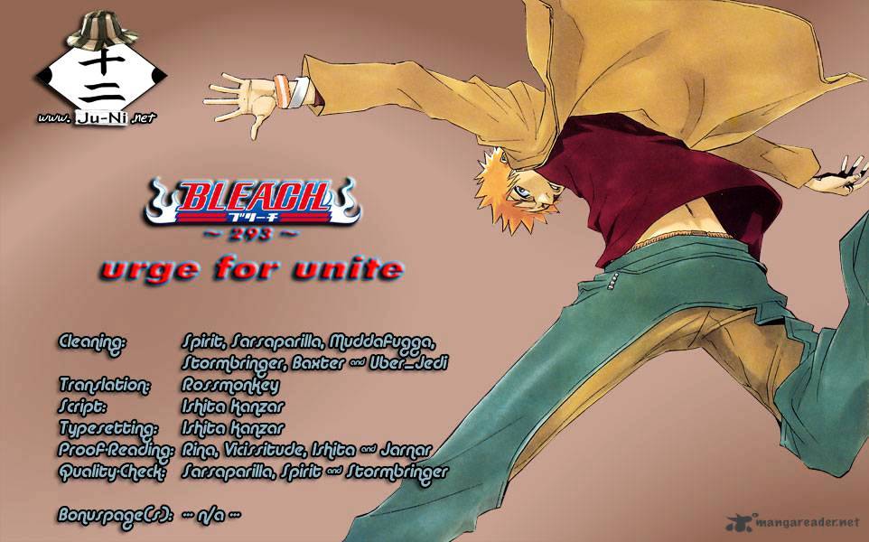 Bleach - Chapter 293 : Urge For Unite