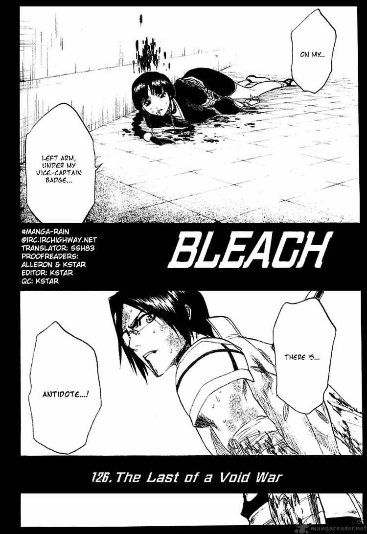 Bleach - Chapter 126 : The Last Of A Void War