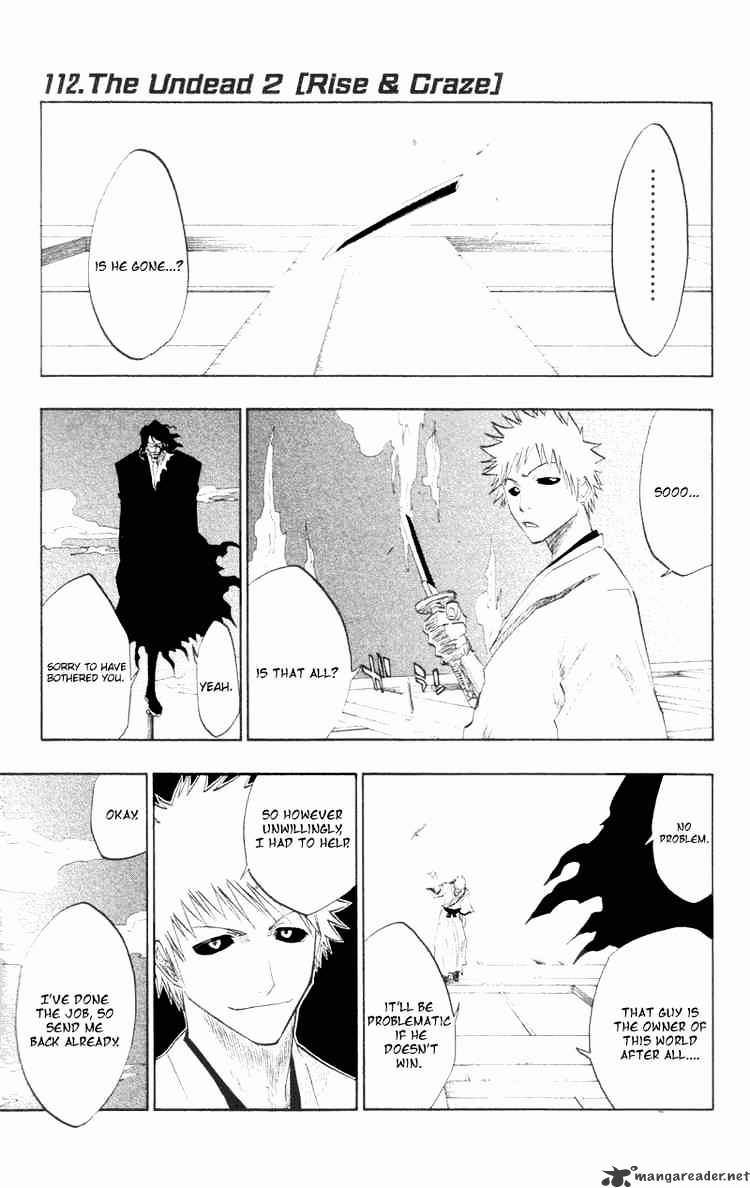 Bleach - Chapter 112 : The Undead 2 Rise And Craze