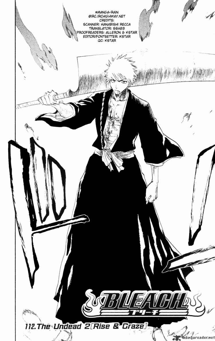 Bleach - Chapter 112 : The Undead 2 Rise And Craze