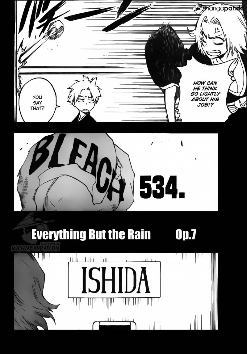 Bleach - Chapter 534 : Everything But The Rain Op.7