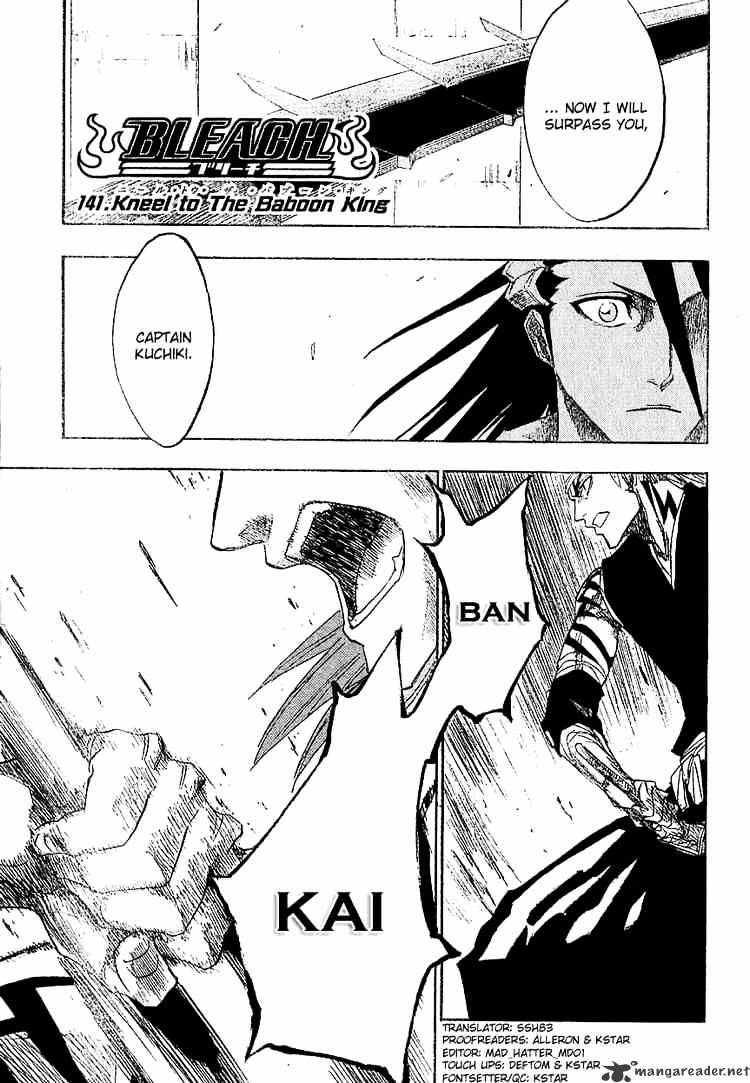 Bleach - Chapter 141 : Kneel To The Baboon King