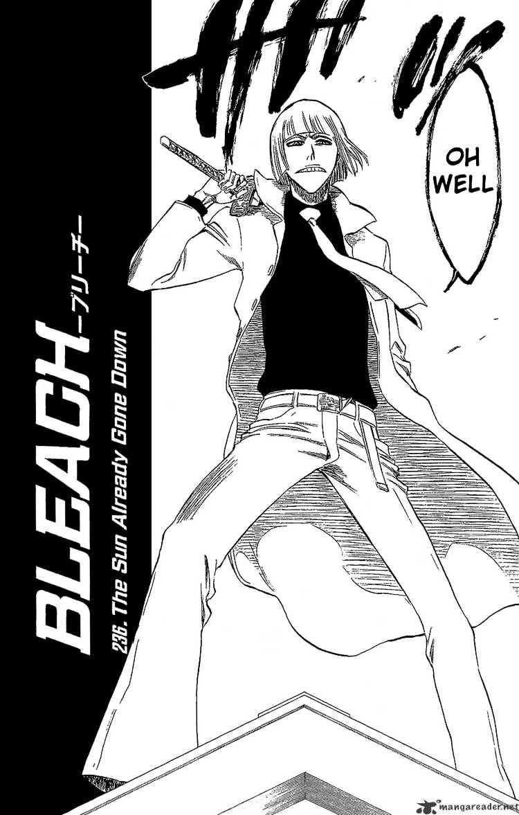 Bleach - Chapter 236 : The Sun Already Gone Down