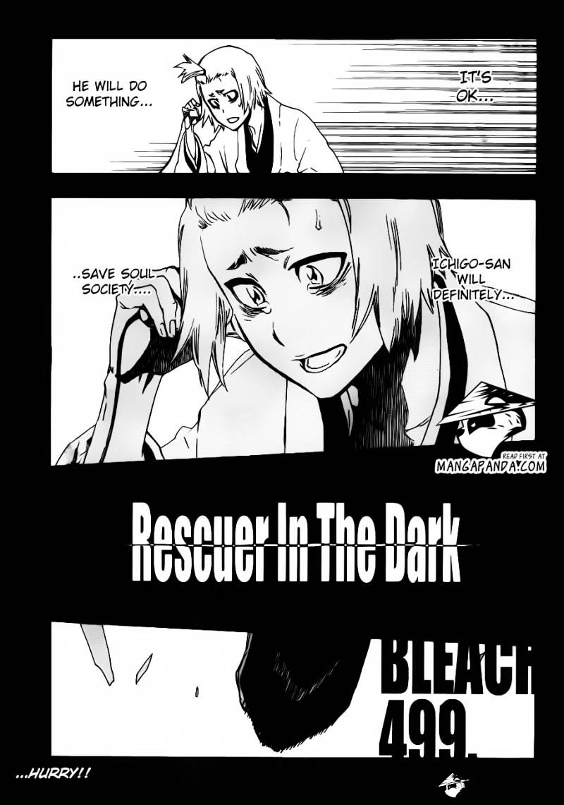 Bleach - Chapter 499 : Rescuer In The Dark