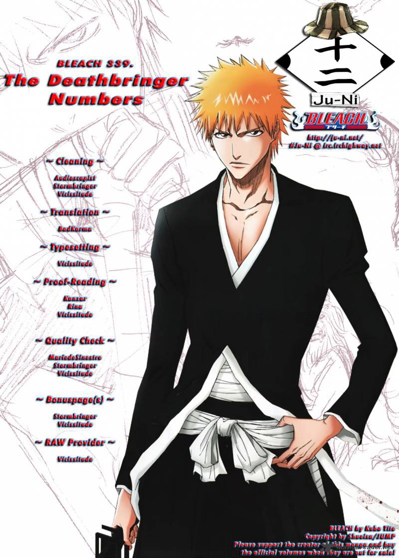 Bleach - Chapter 339 : The Deathbringer Numbers