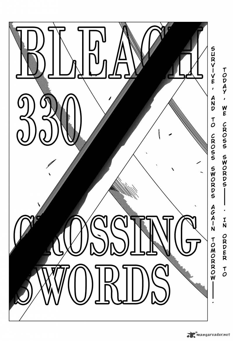 Bleach - Chapter 330 : Crossing Swords