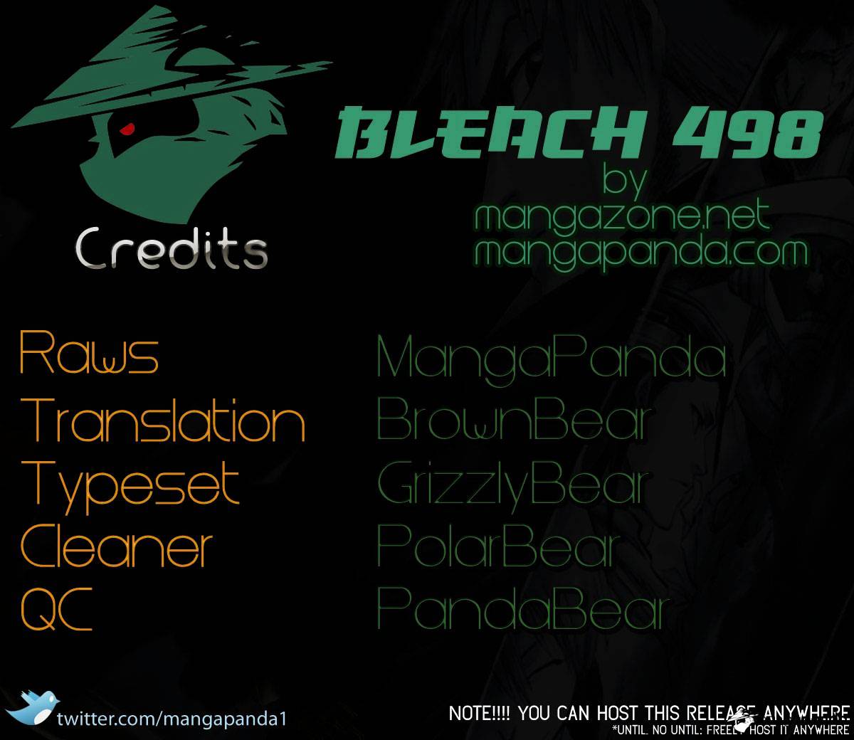 Bleach - Chapter 498 : The Black Rescuer