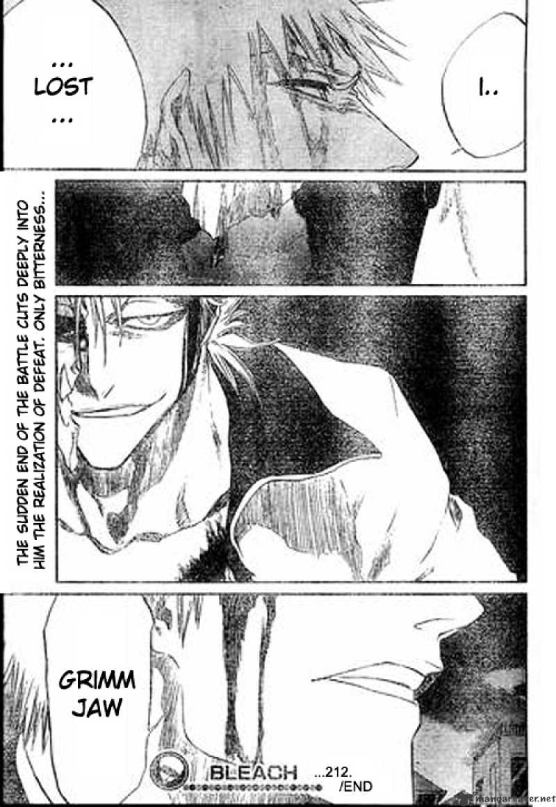 Bleach - Chapter 212 : You Dont-Hear My Name Anymore