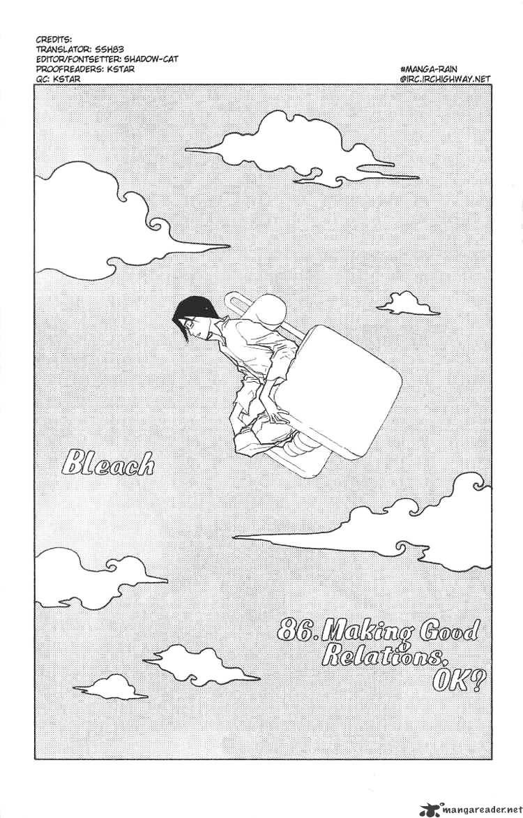 Bleach - Chapter 86 : Making-Good Relations, Ok