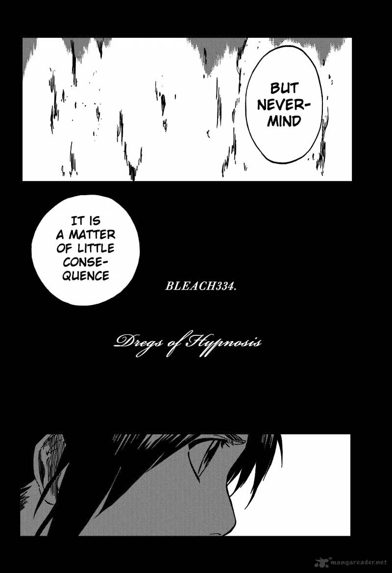 Bleach - Chapter 334 : Dregs Of Hypnosis