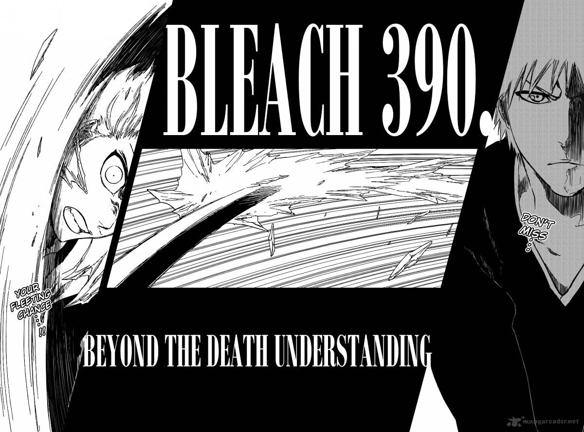 Bleach - Chapter 390 : Beyond The Death Understanding