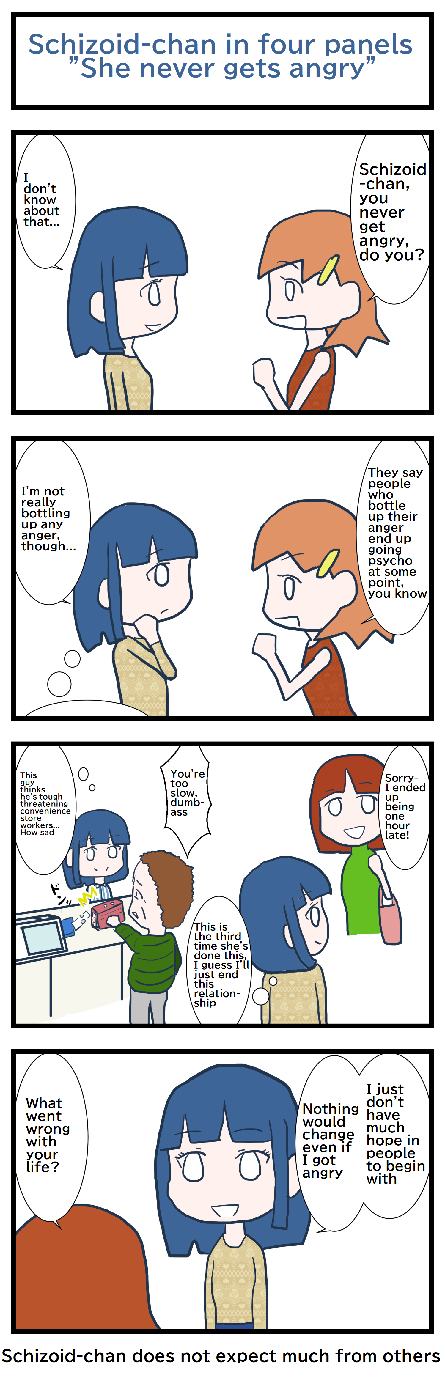 Schizoid-Chan - Chapter 2: Schizoid-Chan 4-Koma