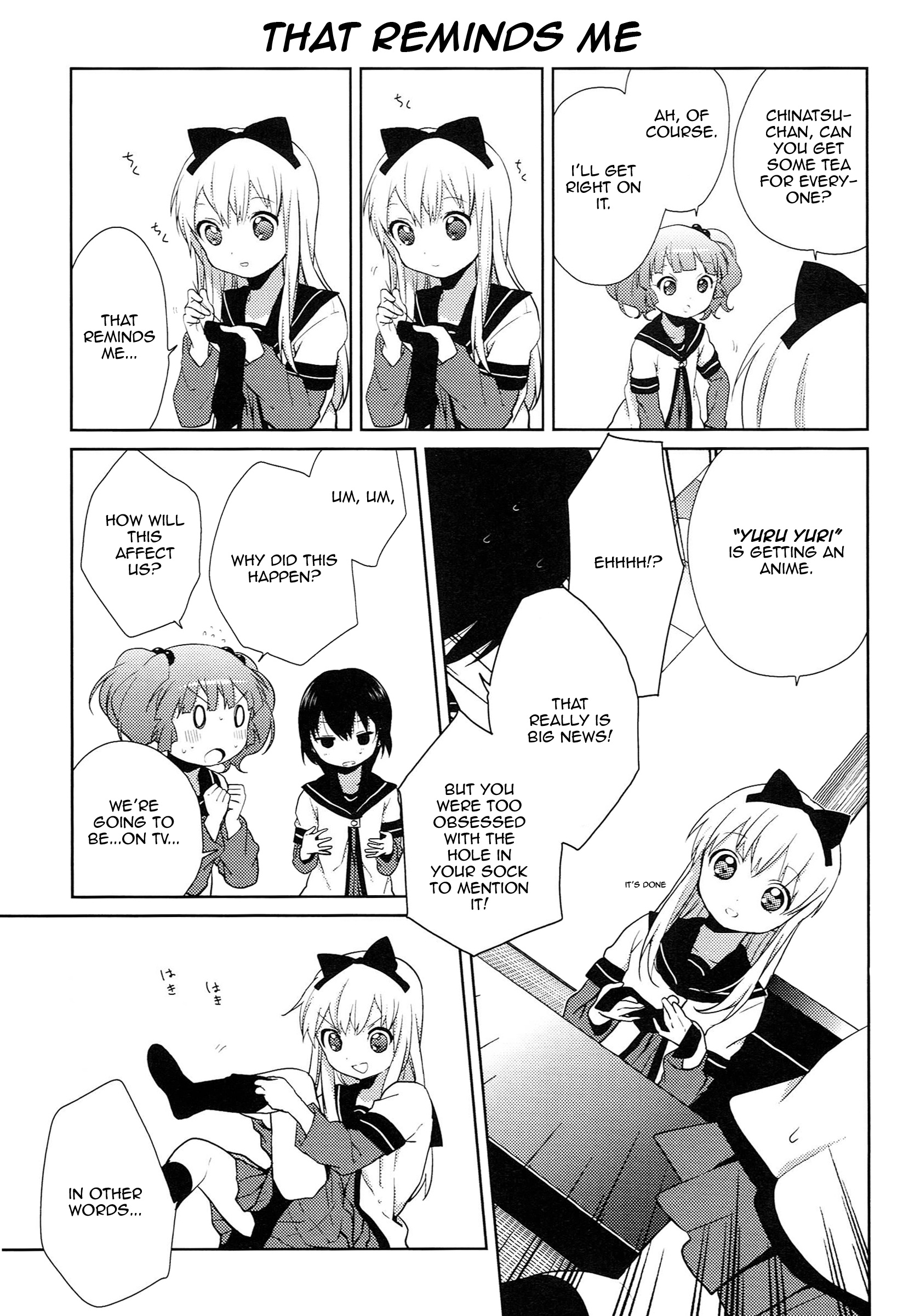 Yuru Yuri - Vol.6 Chapter 51.03: Special 1 - Oh, Somewhere Is The Smell Of Money..