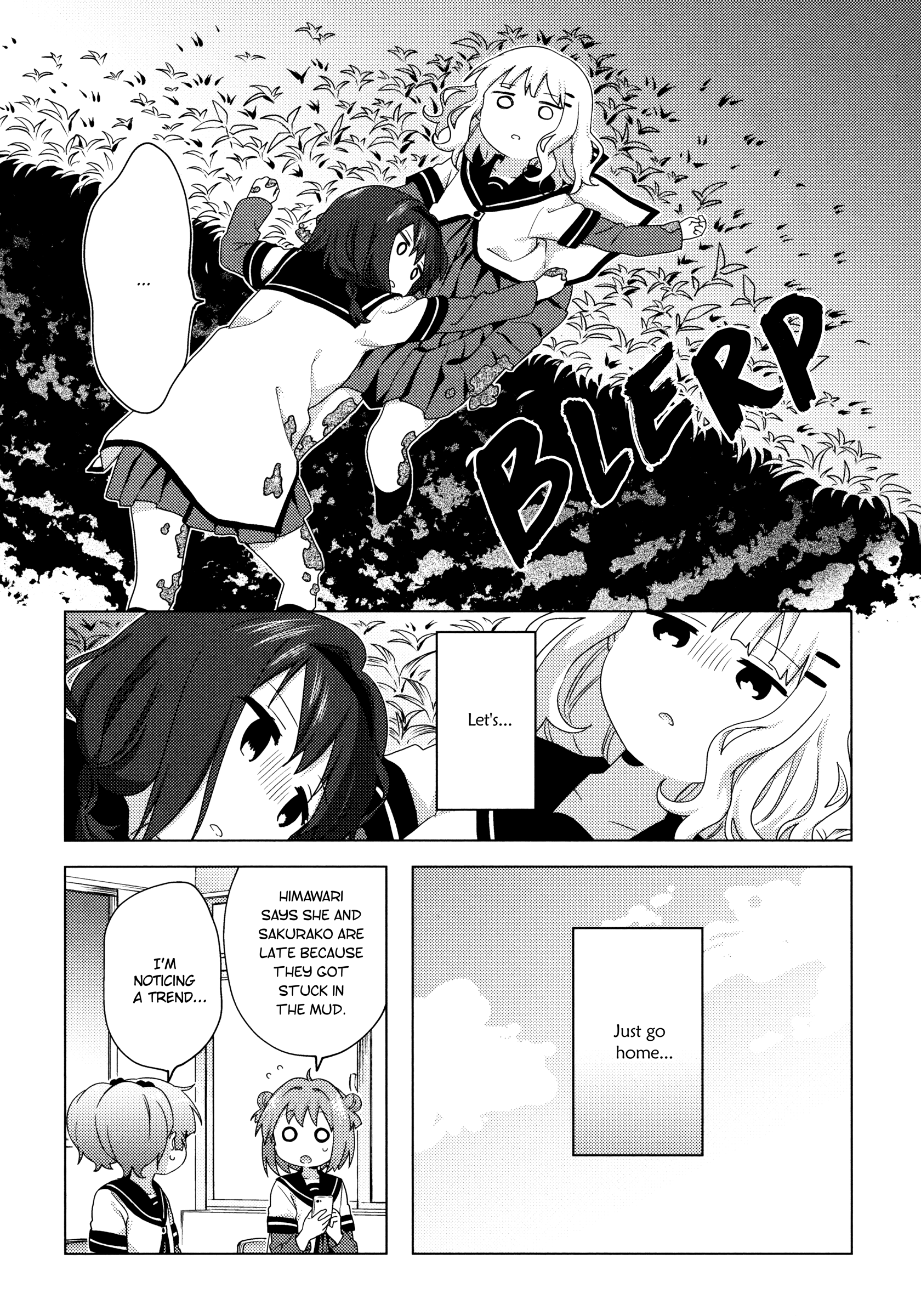 Yuru Yuri - Vol.18 Chapter 145: It's Too Late, I'm Leaving You Behind!!