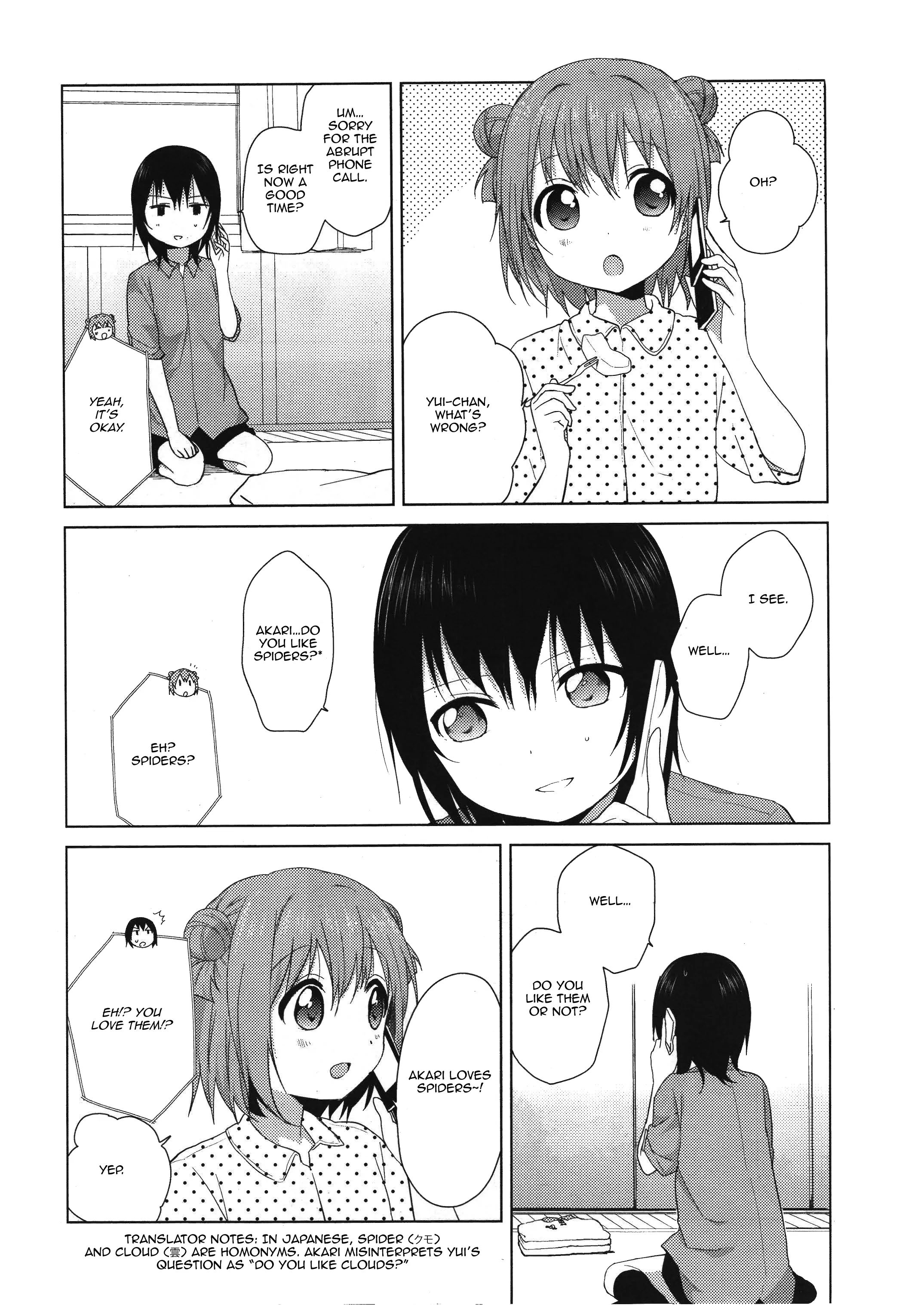 Yuru Yuri - Vol.10 Chapter 63: The Story Of How I Couldn't Catch The Spider.