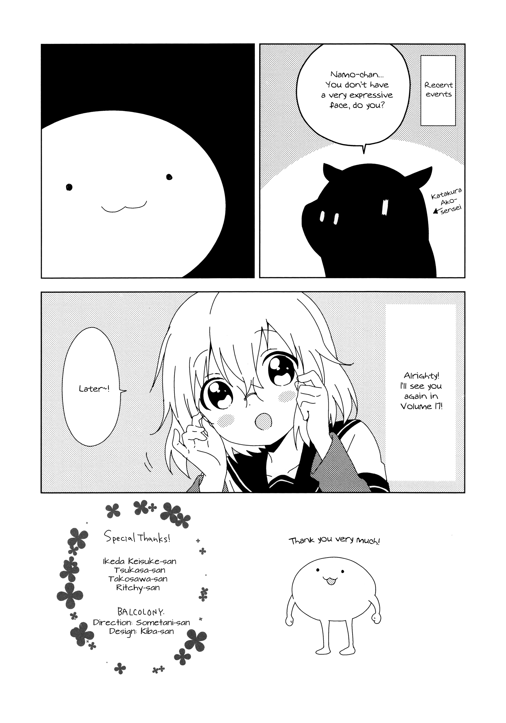 Yuru Yuri - Vol.16 Chapter 128.8: Volume 16 Extras