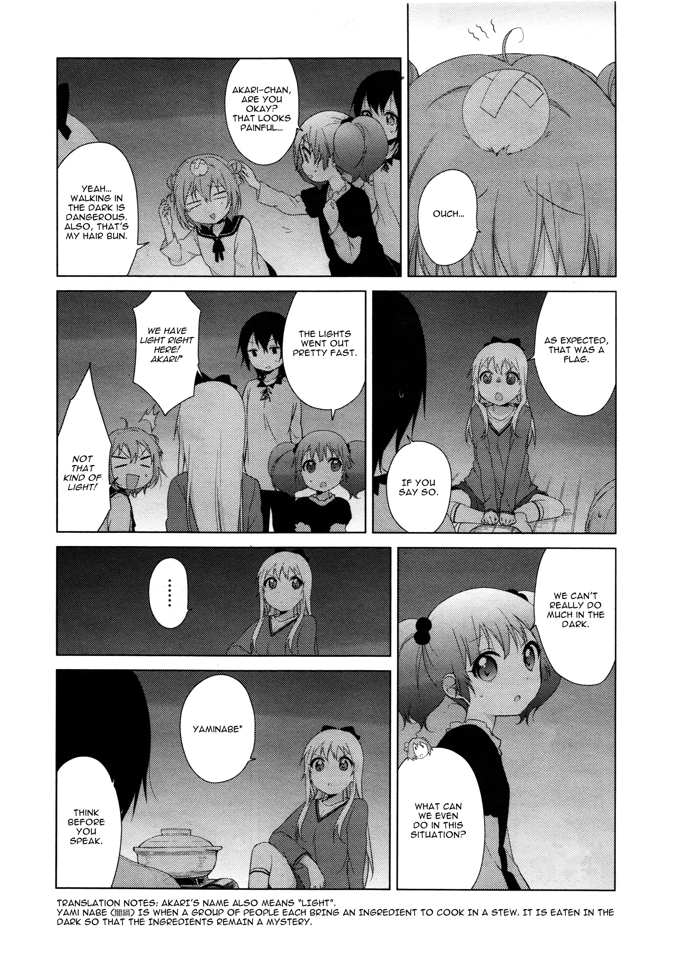 Yuru Yuri - Vol.11 Chapter 73: Earthquake, Thunder, Hot Pot, Akari