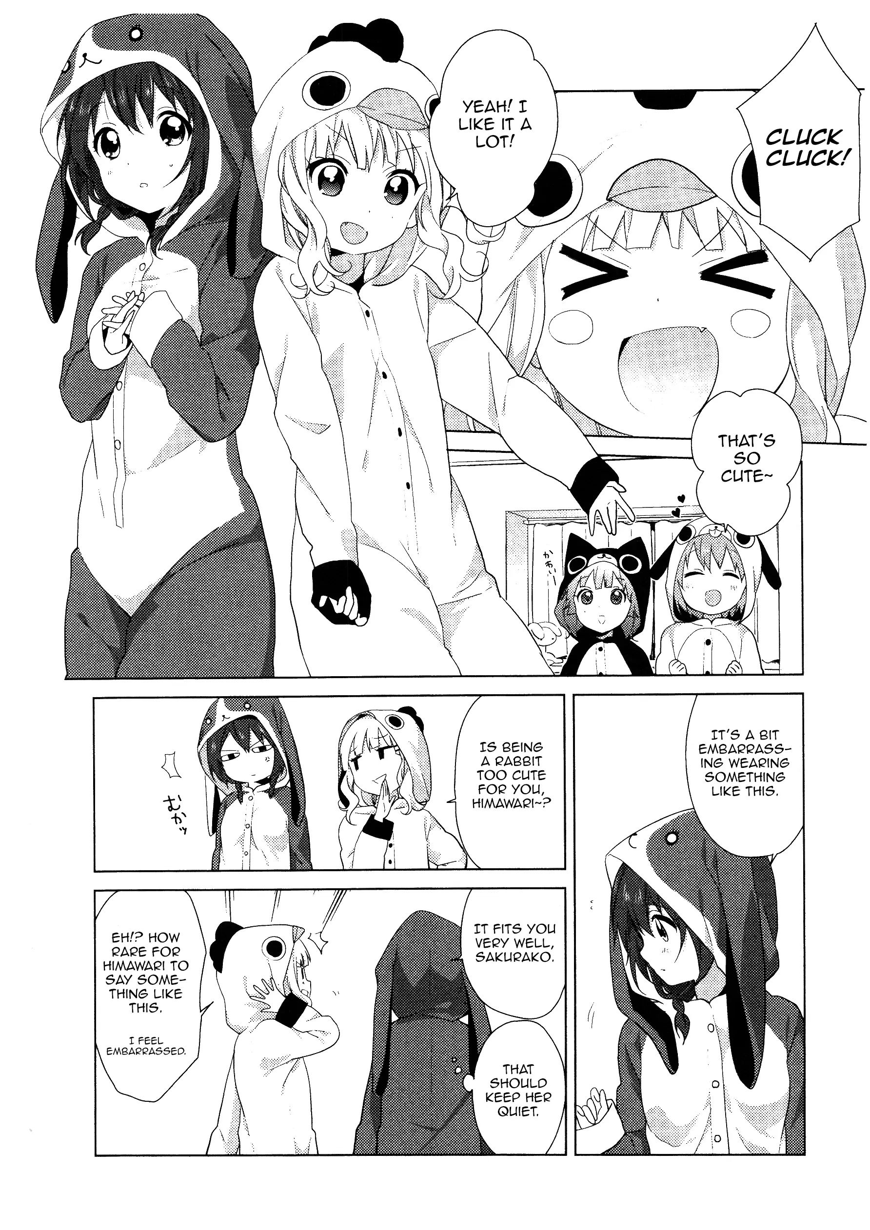 Yuru Yuri - Vol.8 Chapter 58: Pajama Party 13 Year Old Edition