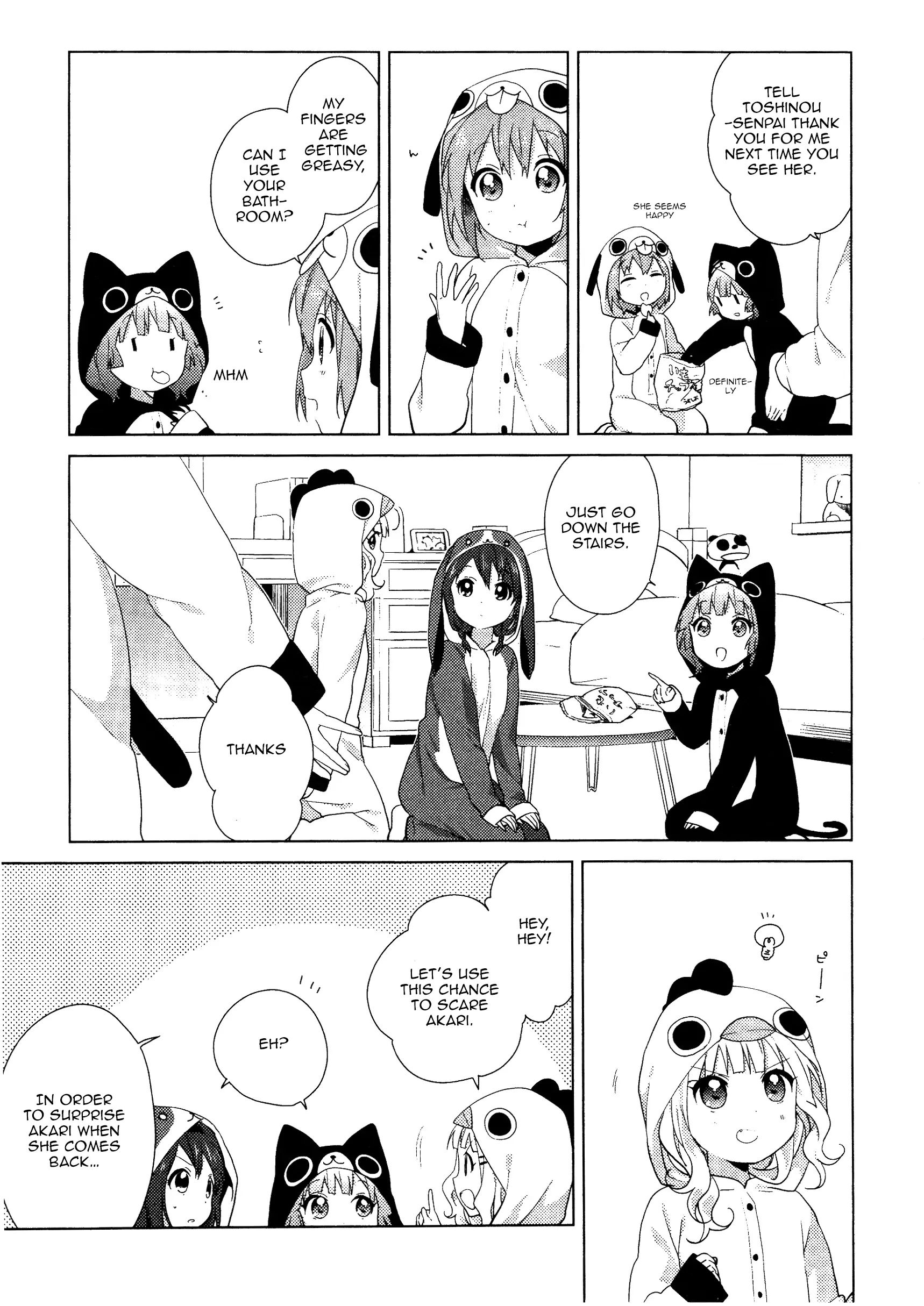 Yuru Yuri - Vol.8 Chapter 58: Pajama Party 13 Year Old Edition