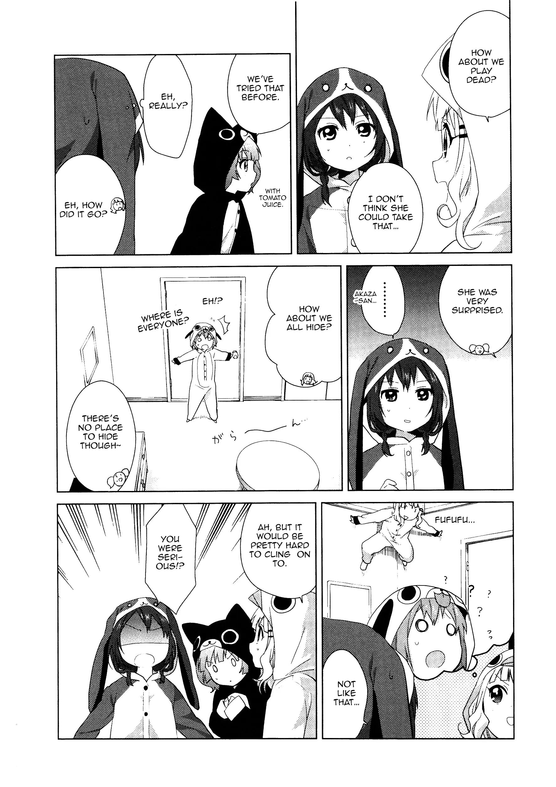 Yuru Yuri - Vol.8 Chapter 58: Pajama Party 13 Year Old Edition