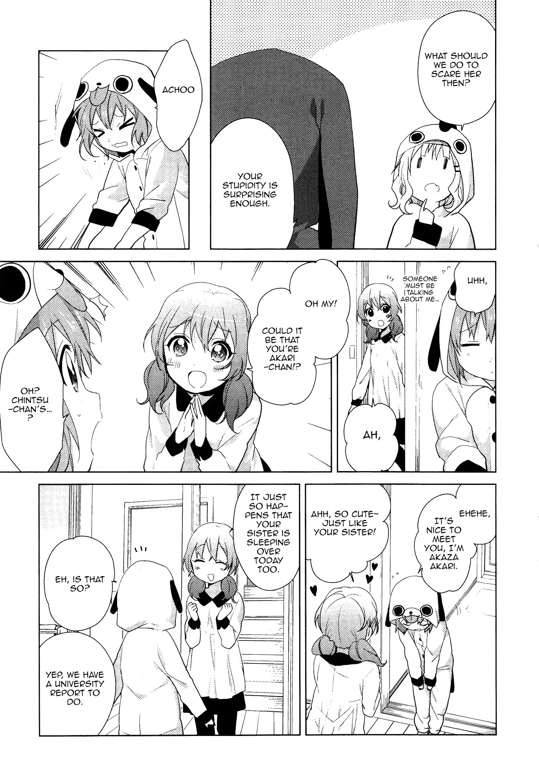 Yuru Yuri - Vol.8 Chapter 58: Pajama Party 13 Year Old Edition