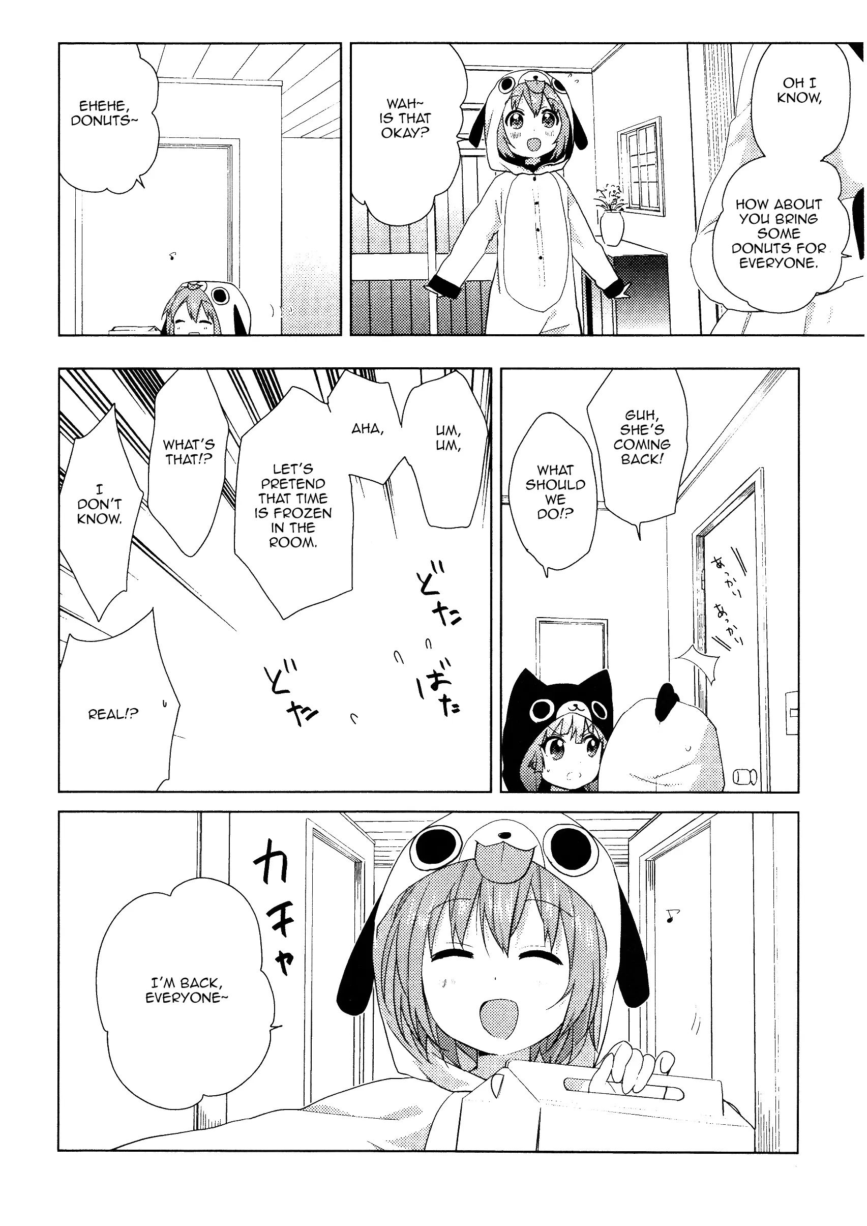 Yuru Yuri - Vol.8 Chapter 58: Pajama Party 13 Year Old Edition