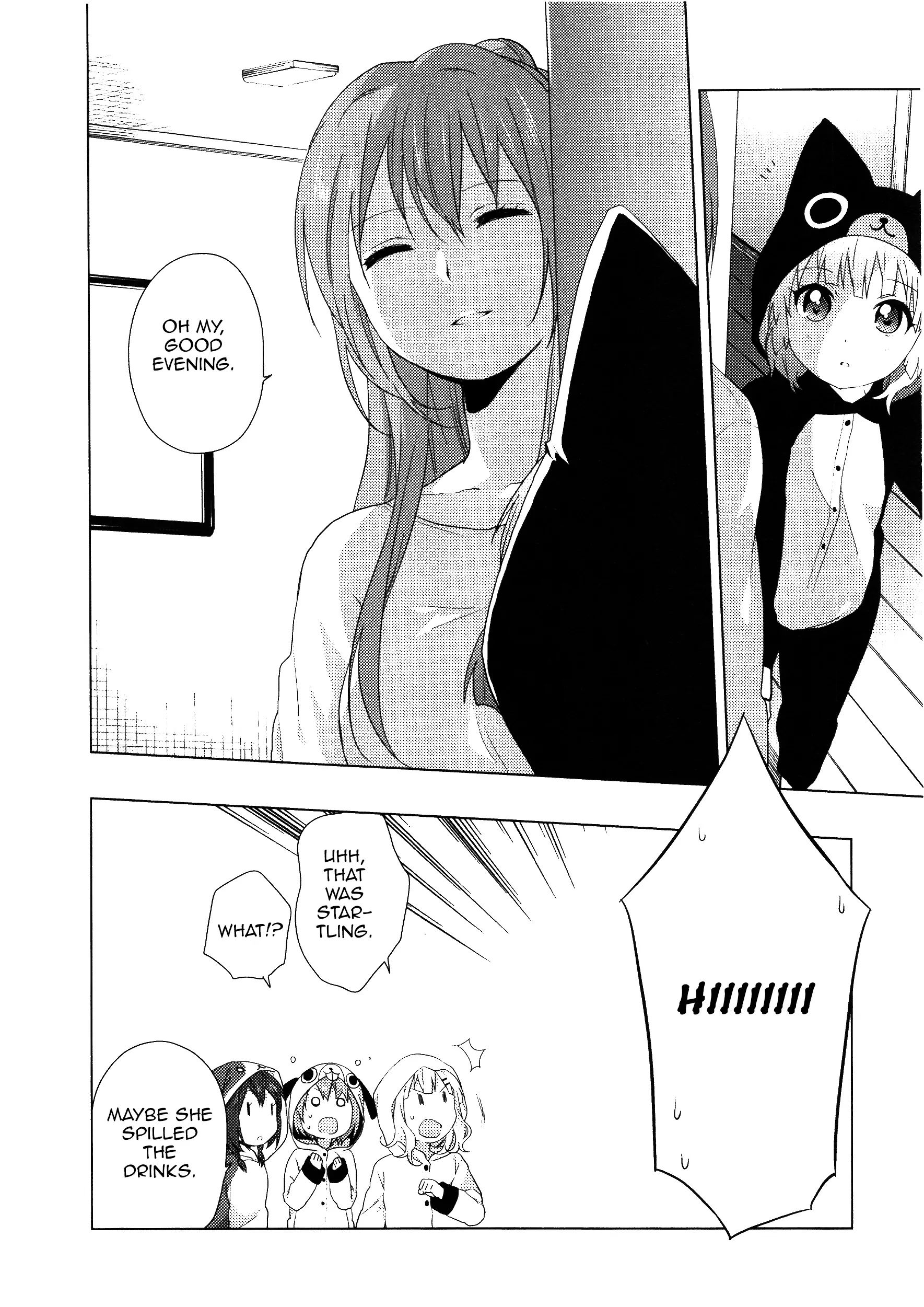 Yuru Yuri - Vol.8 Chapter 58: Pajama Party 13 Year Old Edition