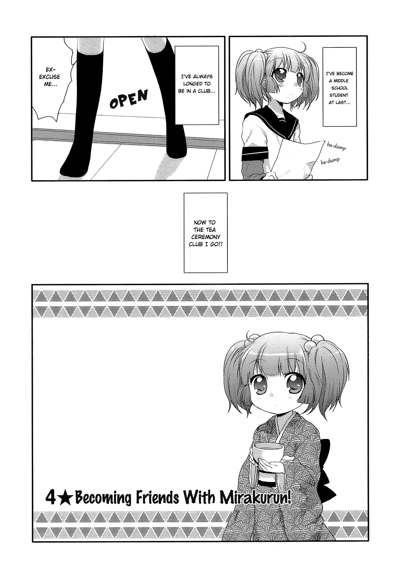 Yuru Yuri - Vol.1 Chapter 4: Becoming Friends With Mirakurun!