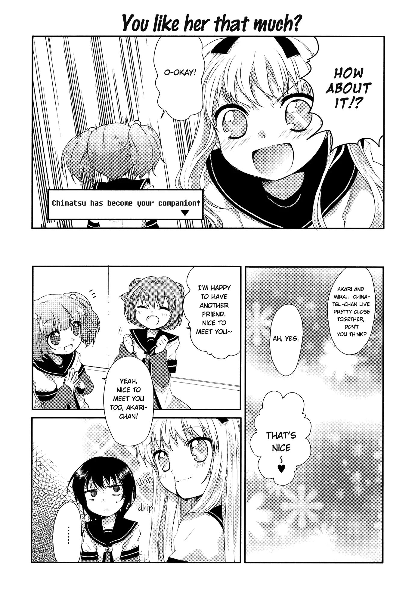 Yuru Yuri - Vol.1 Chapter 4: Becoming Friends With Mirakurun!