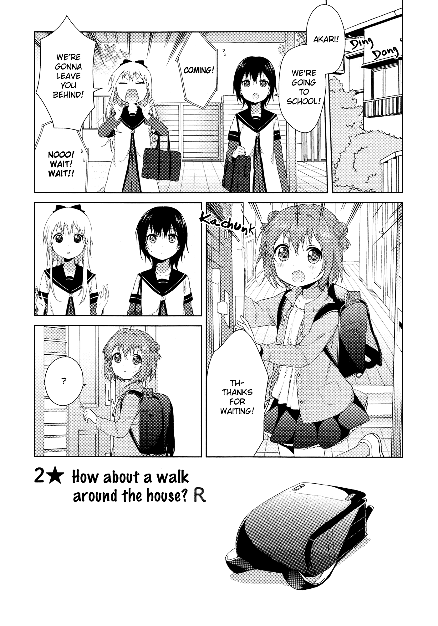 Yuru Yuri - Vol.11 Chapter 78.7: Beginnings R2: How About A Walk Around The House?